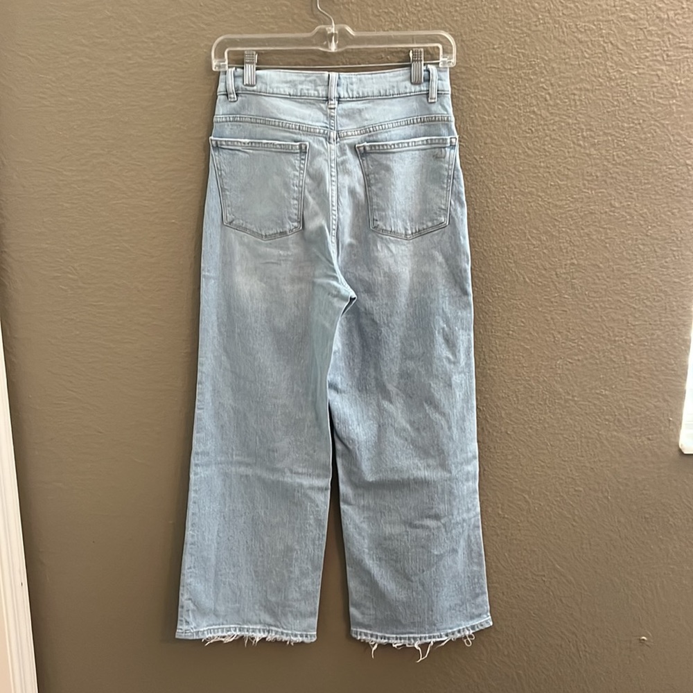 DL1961 Hepburn High Rise Crop Wide Leg Jean Size 25 - Picture 9 of 14